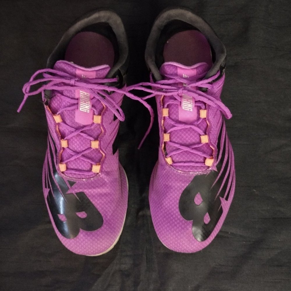 New Balance Silent Thunder Track Shoes Purple Black size 9